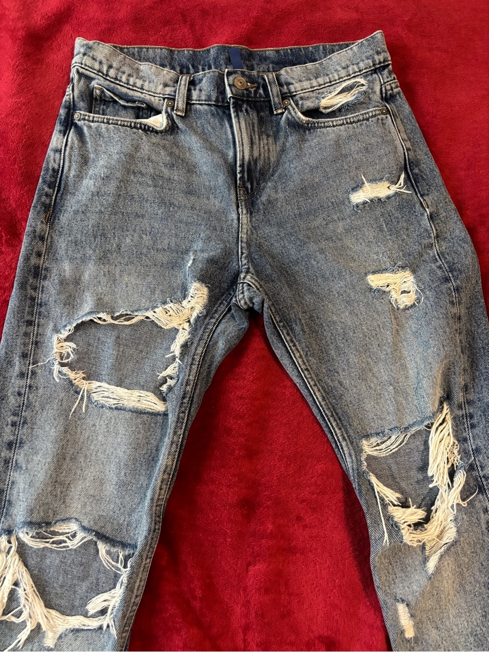 Straight Ripped Jeans - Picture 14 of 17